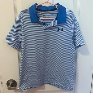 Boys under armor polo. Loose fit.